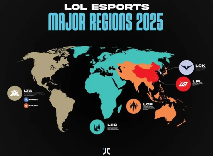 LOL 五大賽區