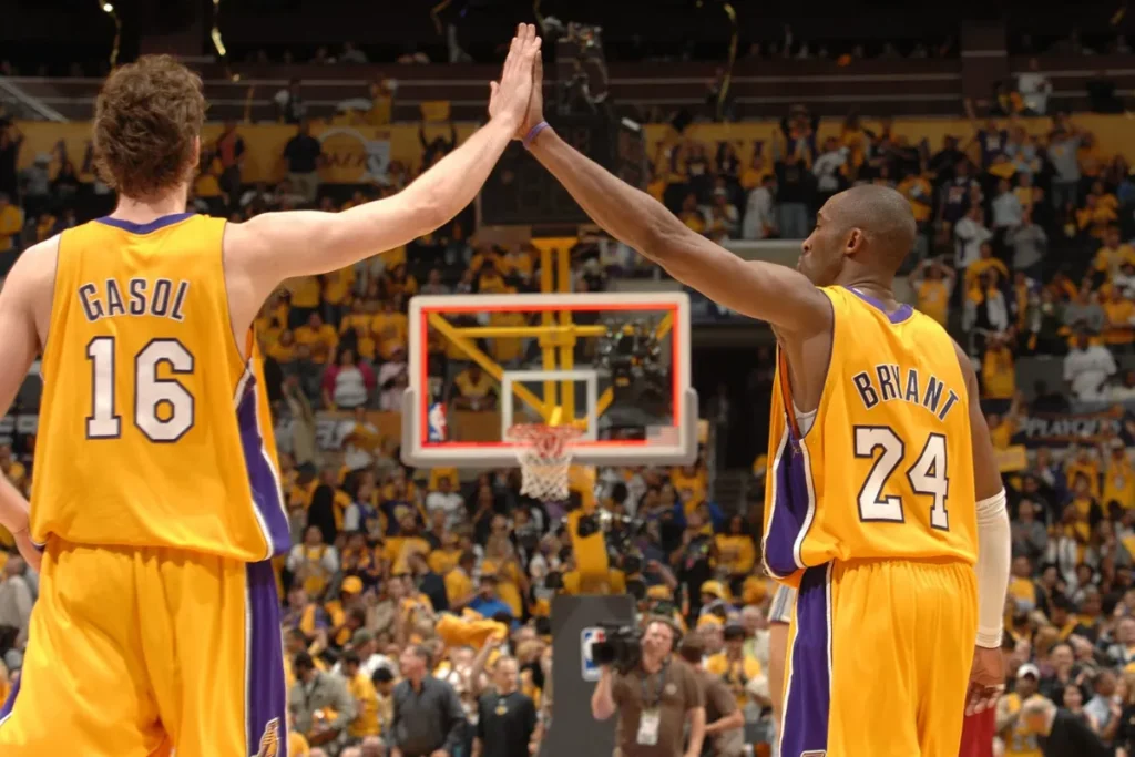 Kobe 與 Gasol 場上與場外都是人生少見的知音